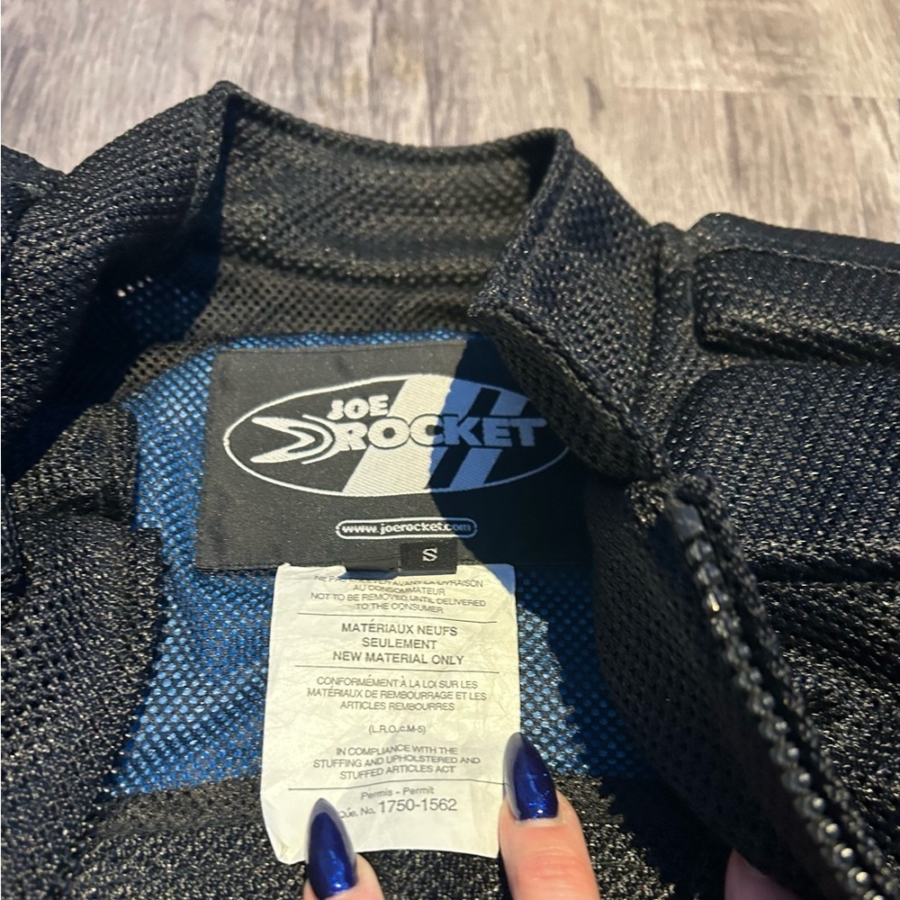 NWOT Men’s Joe Rocket Mesh Motorcycle Black Jacket S - Picture 2 of 6